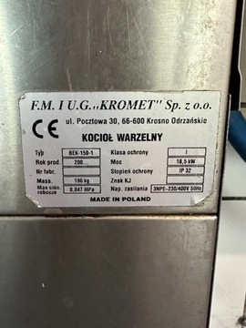 Kocioł Warzelny gastronomiczny Kromet sprzedam