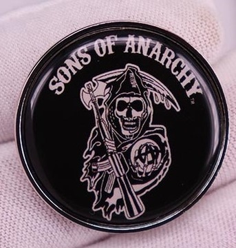  30 mm Przypinka Sons of Anarchy Synowie Anarchii