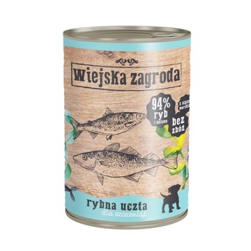 Wiejska Zagroda Rybna Uczta Szczeniak 12x400g