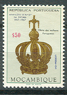 Mozambik  0,50 $ Fatima 1967   **