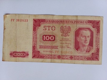 100zł 1948 banknot FF3919433