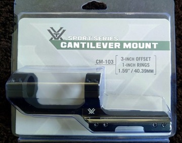 Montaż Vortex Cantilever 25,4 mm 3'' offset