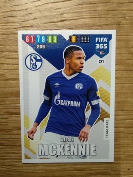 KARTA FIFA 365 2020 PANINI McKennie nr 221 Schalke