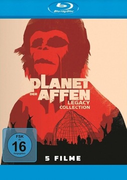 Planeta małp - 1-5cz. - 5x blu ray - lektor PL