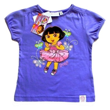 DORA EXPLORA piękna bluzka t-shirt 110(5L)