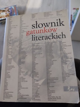 Sprzedam Słownik gatunków literackich