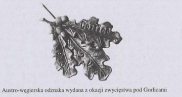 Odznaka pamiatkowa bitwy pod Gorlicami.