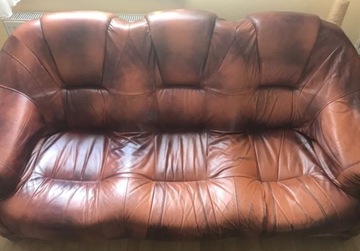 skórzana sofa