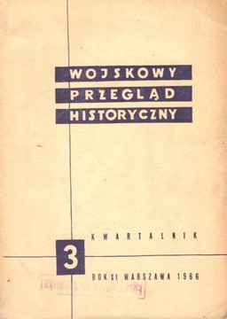 Wojskowy Przegląd Historyczny 1966 nr 3