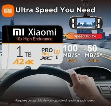 Karta pamięci MI Xiaomi micro SD + ADAPTER  1 TB