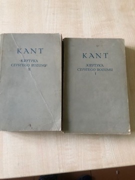 Krytyka czystego rozumu 1i2 tom, Kant