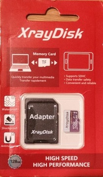 Karta Pamięci XrayDisk 128GB MicroSDXC UHS-I