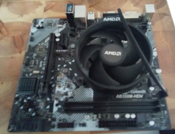 ASRock AB350-HDV +R3 1200AF +8GB RAM 