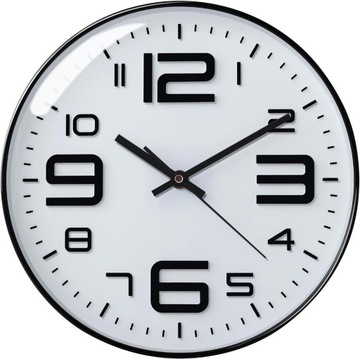 Zegar ścienny kwarcowy, cichy 3D - 30 cm