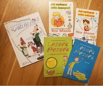 Zestaw 5 książek: Leszek Peszek, Szaleńczaki ...