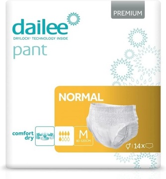 Majtki chłonne Dailee Pant Premium Normal M + gratis