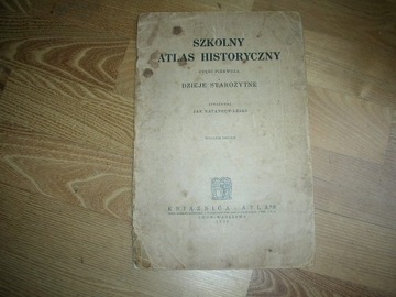 Szkolny atlas historyczny-dzieje starożytne 1932