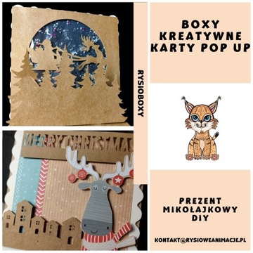 Boxy kreatywne dla dzieci - Mikołajki | Kartki 