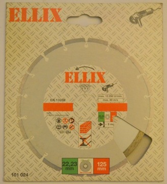 tarcza diamentowa ELLIX 125mm