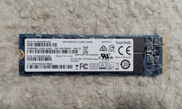 Dysk SSD M.2 SATA 256 GB
