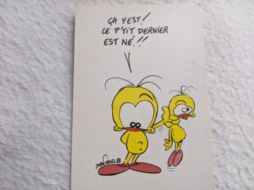 Pocztówka Le Piaf (wróbelek) nr 88, 1989 r.