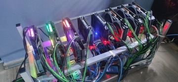 Koparka kryptowalut 8x GTX 1660 super 6GB