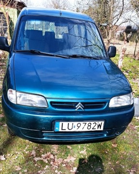 CITROEN BERLINGO 1,4 benz 1999r. 274600km rej. OC,