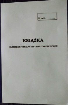 Książka Elektronicznego Systemu Zabezpieczeń