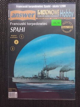Karton. Hobby 2008\2-3 Francuski torpedowiec SPAHI