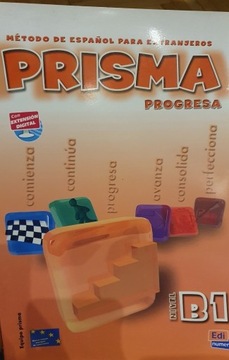 Książka do nauki hiszpańskiego Prisma B1