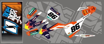 okleina ktm factory 2016-2019