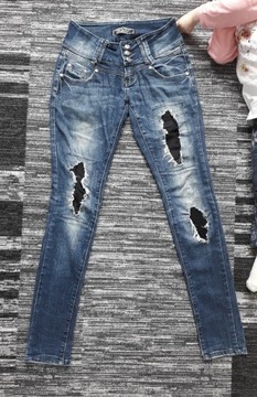 Spodnie jeans S