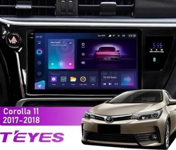 Radio Teyes CC3 360 6+128Gb Toyota Corolla 2017-18