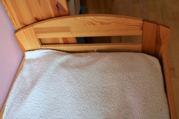 łóżko drewniane z szufladą 160 x 70 POZNAŃ