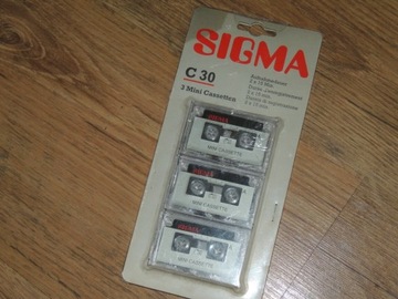 Mini kasety sigma c-30
