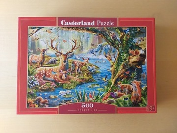 Castorland Puzzle 500 el., Forest Life