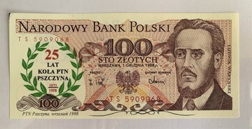 100 ZŁ  1988 rok  banknot PRL