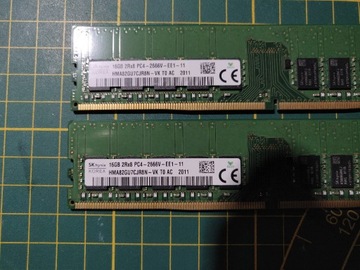 RAM 2x16GB DDR4 ECC UDIMM SKhynix HMA82GU7CJR8N-VK