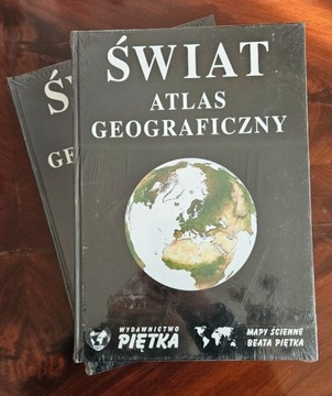 Świat Atlas Geograficzny Wydawnictwo Piętka