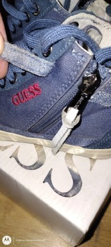 Guess trampki w kolorze jeansu Unisex rozmiar 30