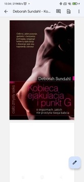 Kobieca ejakulacja i punkt G -Deborah Sundahl