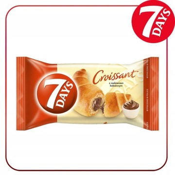 Rogalik 7 Days Croissant z Nadzieniem Kakaowym 60g