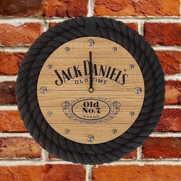 Prezent na urodziny DUŻY Zegar stylu Jack Daniels