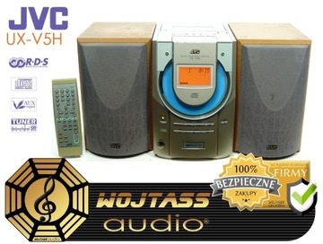 Mini wieża JVC UX-V5H mocny bas CD AUX 2x20W