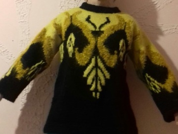 OKAZJA SWETER RĘCZNIE ROBIONY - HAND MADE