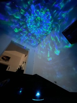 LED Starry Sky Galaxy Projector UFO Water Pattern