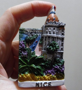 Zagraniczny magnes na lodówkę 3D Francja Nicea