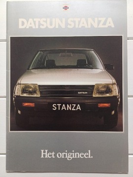 Prospekt Datsun Stanza 1980r. UNIKAT