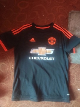 Koszulka adidas Manchester United czarna idealny