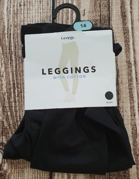 Czarne Legginsy Getry Damskie Rozmiar XL